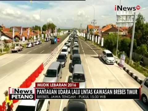 Mudik Lebaran 2016, Pantauan udara lalu lintas kawasan Brebes Timur - iNews Petang 01/07