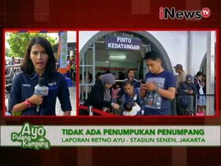 Live Report: Arus mudik 2016, stasiun senen mulai dipadati pemudik - iNews Siang 01/07
