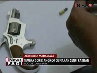 Скачать видео: Seorang mahasiswa diamankan Polisi karena menembak sopir angkot - iNews Pagi 04/07