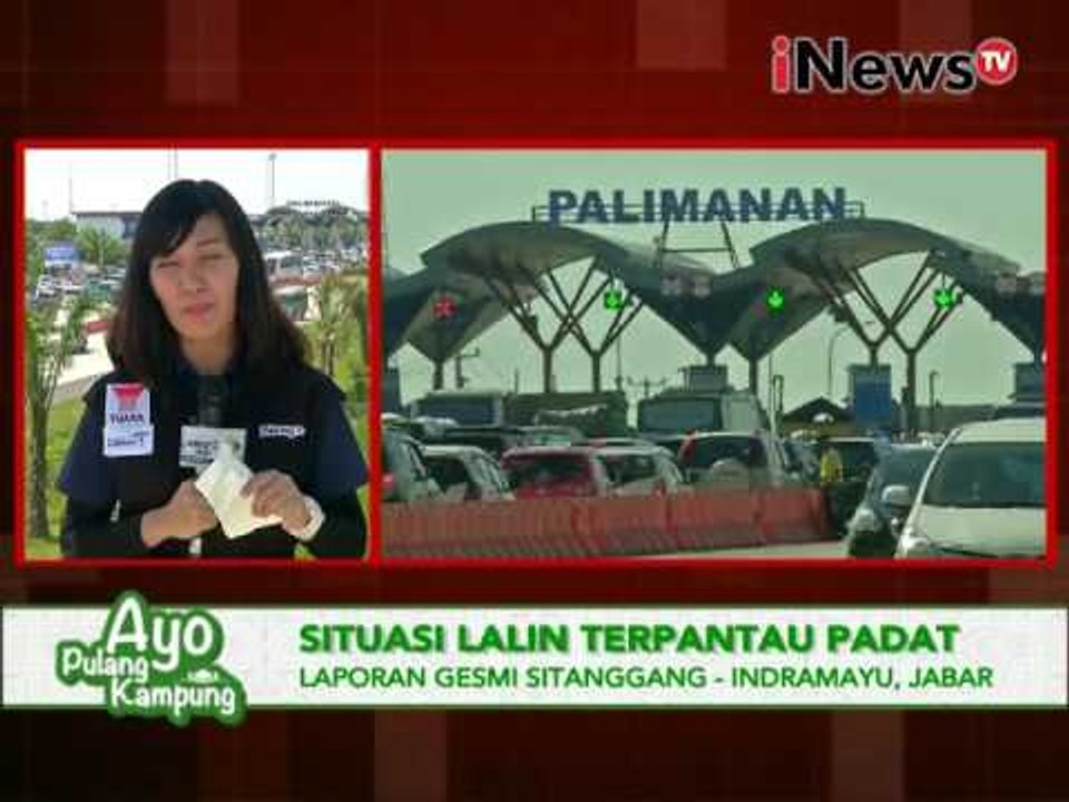 Live Report: Arus mudik 2016, lonjakan jumlah kendaraan di pintu tol Palimanan - iNews Siang 01/07