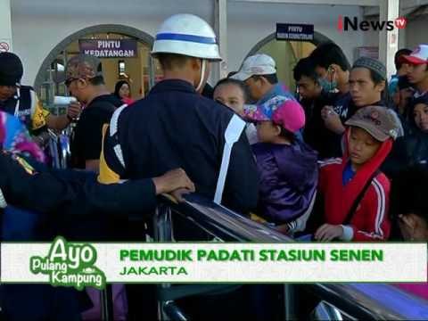 Arus mudik 2016, puncak arus mudik di Stasiun Senen diprediksi malam nanti - iNews Petang 04/07