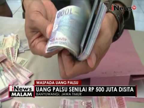 Polres Banyuwangi menangkap peredaran uang palsu jelang hari lebaran - iNews Malam 04/07