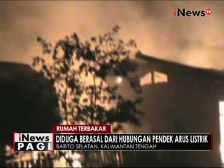 Kebakaran rumah di Barito, diduga api berasal dari hubungan pendek arus listrik - iNews Pagi 04/07