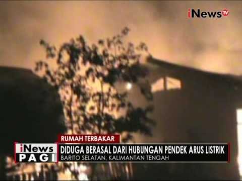 Kebakaran rumah di Barito, diduga api berasal dari hubungan pendek arus listrik - iNews Pagi 04/07
