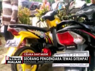 Celaka saat mudik, seorang pengendaraan tewas ditempat  - iNews Malam 04/07