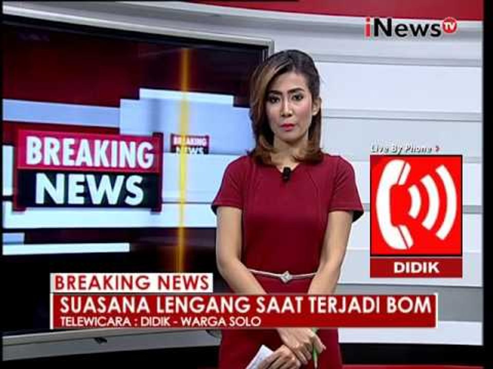 Live By Phone : Terkait teror bom bunuh diri di Polres Surakarta 14 - iNews Breaking News 05/07