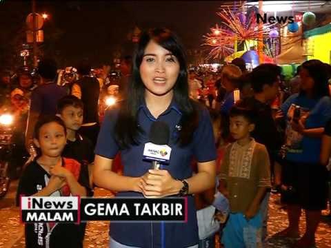 Live Report : Kemeriahan takbiran warga di Menteng dan Patung kuda Jakarta - iNews Malam 05/07