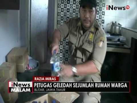 Ribuan botol miras disita petugas dirumah warga di Blitar - iNews Malam 04/07