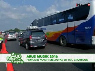 Live report : Arus mudik 2016, pantauan arus mudik di Cikarang - iNews Petang 06/07