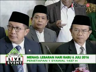 Download Video: Live Konferensi Pers Menag terkait penetapan 1 Syawal - Spesial Event 04/07