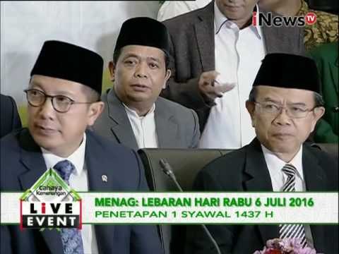Live Konferensi Pers Menag terkait penetapan 1 Syawal - Spesial Event 04/07
