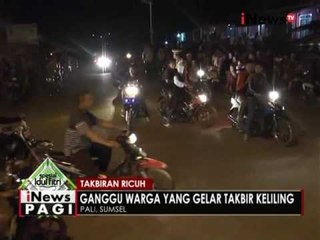 Mengganggu warga dengan menyalakan petasan, gank motor dibubarkan warga - iNews Pagi 06/07