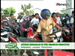 Arus mudik 2016, Kemacetan di Brebes masih disebabkan antrean masuk SPBU - iNews Petang 05/07