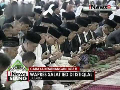 Usai salat Idul Fitri, Jokowi sempatkan diri bersilahturahmi dengan warga Padang - iNews Siang 06/07