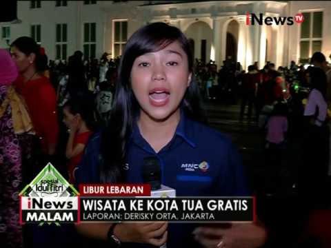 Libur lebaran, kawasan Kota Tua dipadati pengunjung hingga malam hari - iNews Malam 06/07