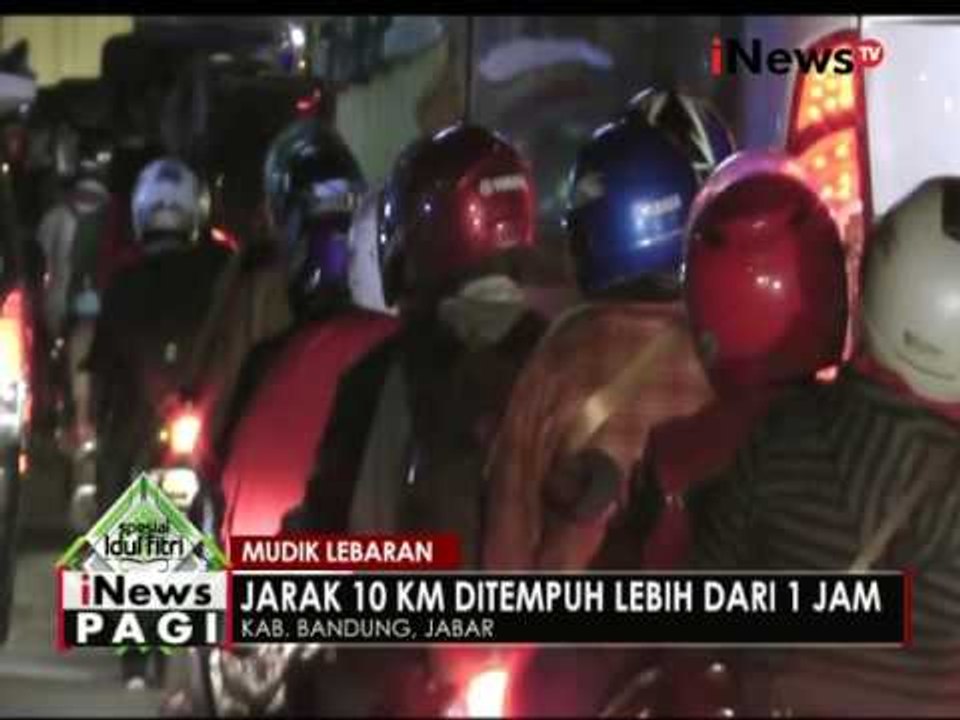 Arus mudik 2016, jalur Nagrek macet hingga 10 Km - iNews Pagi 07/07