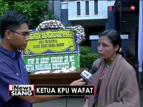 Live Report : Ketua KPU Husni Kamil Manik wafat tadi malam karena sakit - iNews Siang 08/07