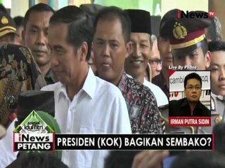 Live by phone : Presiden (kok) bagikan sembako ? - iNews Petang 07/07