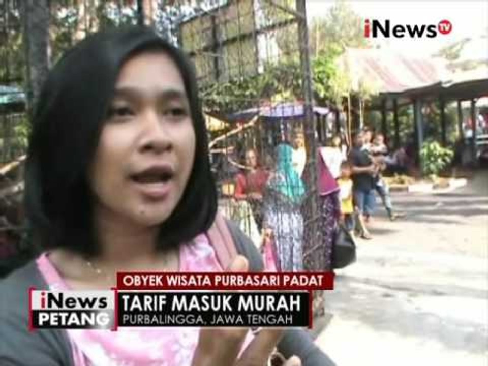 Libur lebaran, tarif masuk murah, wisatawan padati tempat wisata di Purbalingga - iNews Petang 08/07