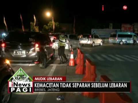 Arus mudik 2016, perbatasan Brebes dan Tegal macet, Polisi berlakukan Contra Flow - iNews Pagi 07/07