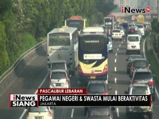 Pasca Lebaran, arus lalu lintas Ibukota kembali ramai - iNews Siang 11/07