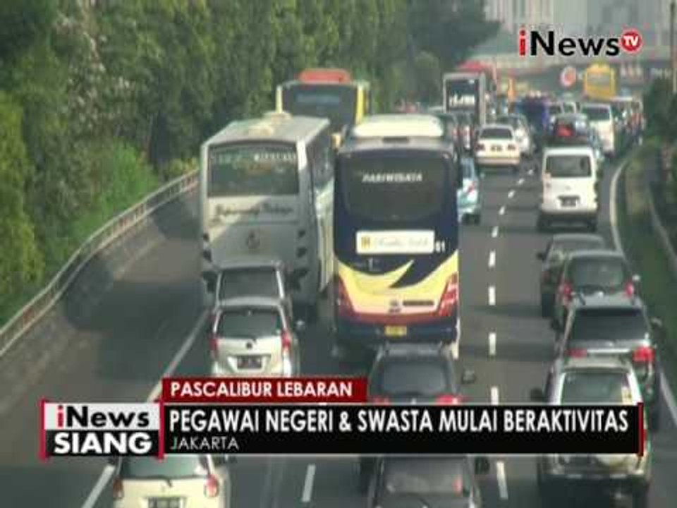Pasca Lebaran, arus lalu lintas Ibukota kembali ramai - iNews Siang 11/07