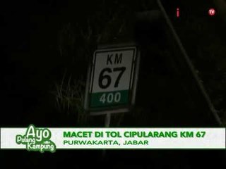 Arus balik lebaran 2016, kemacetan di Tol Cikampek terjadi di KM56 tadi malam - iNews Pagi 12/07
