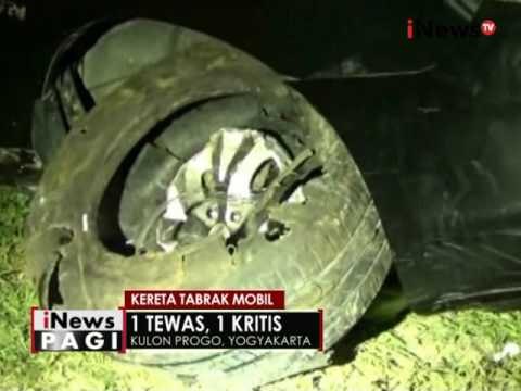 Kereta api Bengawan Solo dari Purwokerto tujuan Solo tabrak minibus pemudik - iNews Pagi 12/07