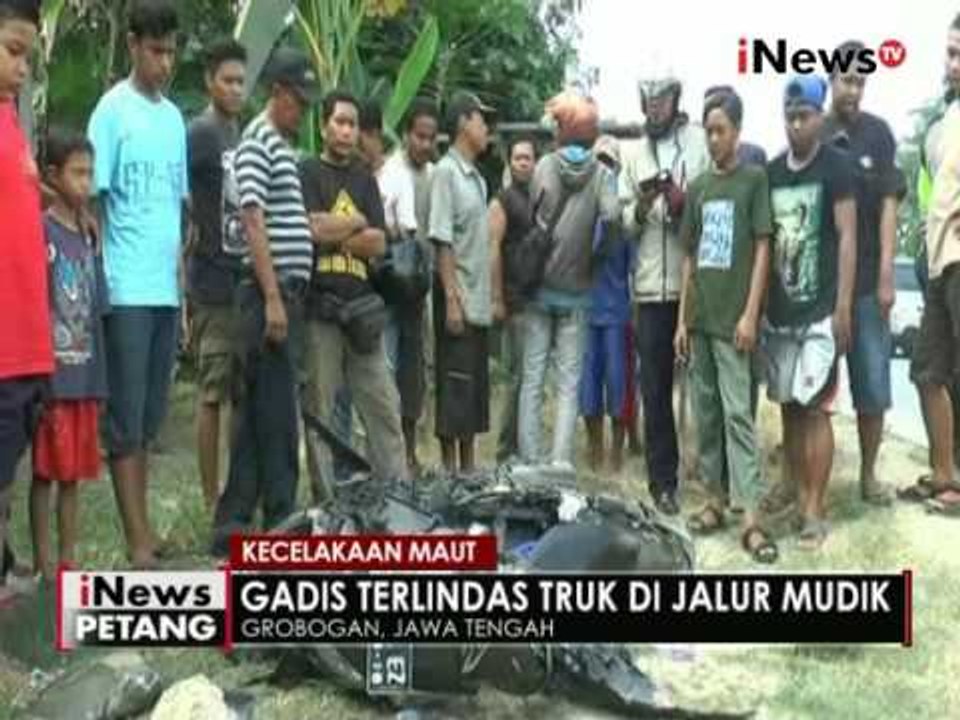 Hendak berlebaran ke tempat saudara, seorang gadis tewas tertabrak truk - iNews Petang 12/07