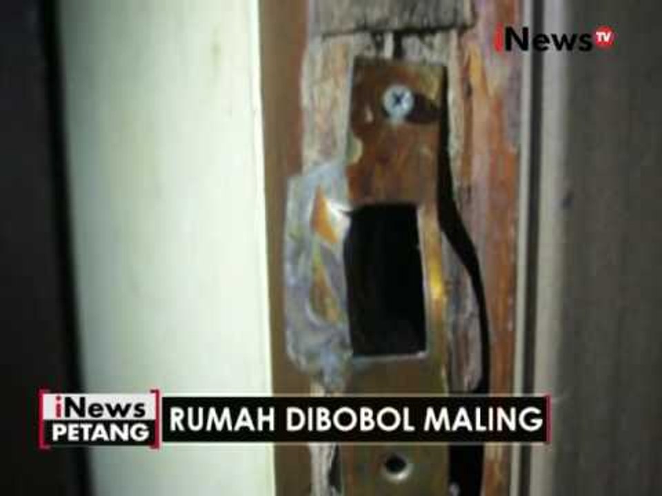 Rumah dibobol, barang - barang berharga ludes dibawa maling - iNews Petang 08/07