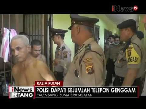 Antisipasi tahanan kabur, Polres Palembang razia rutan - iNews Petang 14/07
