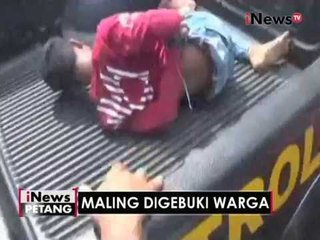 Seorang pembobol rumah dihakimi warga di Makasar - iNews Petang 18/07
