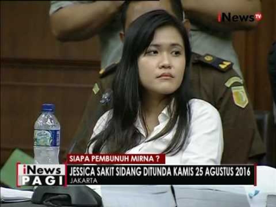 Merasa kurang sehat, sidang Jessica ditunda & dilanjutkan kamis mendatang - iNews Pagi 19/08