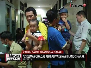 Puskesmas Ciracas kembali Vaksinasi ulang 35 anak - iNews Petang 19/07