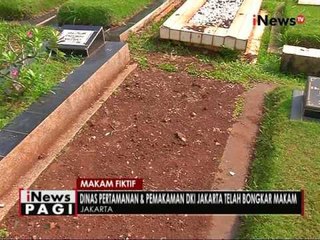 Dinas pertanaman & pemakaman DKI Jakarta razia makam fiktif di TPU Karet Bivak - iNews Pagi 25/07