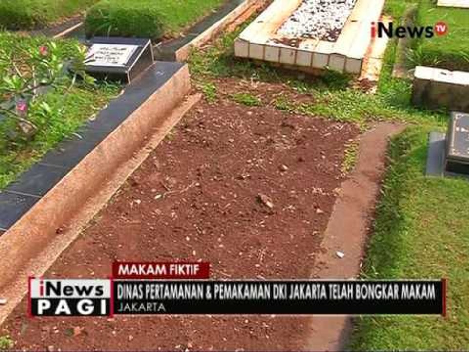 Dinas pertanaman & pemakaman DKI Jakarta razia makam fiktif di TPU Karet Bivak - iNews Pagi 25/07