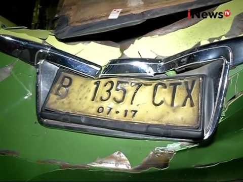 Akibat aksi ugal-ugalan, 1 angkot tabrak truk di Tangerang, 6 orang tewas - iNews Pagi 22/07