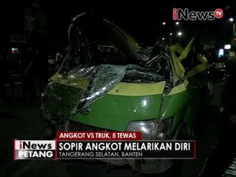 Angkot vs truk, 5 tewas - iNews Petang 22/07