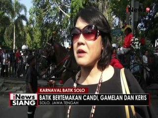 Kirab Karnaval Batik Solo 2016 diikuti 325 peserta - iNews Siang 26/07