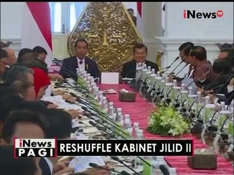 Usai dilantik, para Menteri baru hasil reshuffle langsung hadiri sidang kabinet - iNews Pagi 28/07