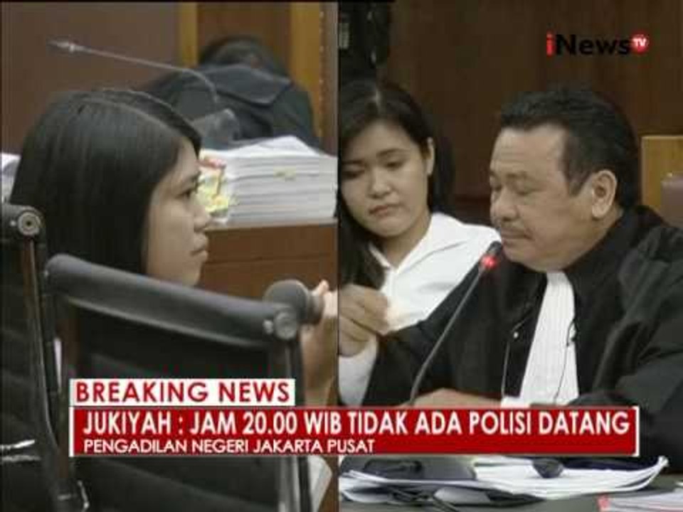 Sidang lanjutan Jessica, kasir Cafe Olivier dihadirkan sebagai saksi 06 - iNews Breaking News 27/07