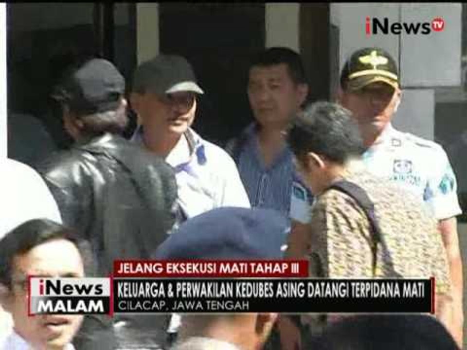 Keluarga & perwakilan Kedubes asing kunjungi terpidana mati - iNews Malam 26/07