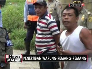Penertiban warung remang - remang di Bogor, diwarnai adu mulut - iNews Malam 28/07