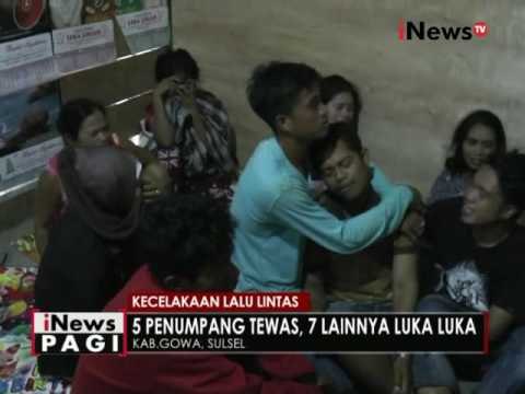 Isak tangis sambut 5 jenazah korban kecelakaan minibus vs truk di Palopo Sulsel - iNews Pagi 02/08