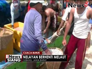 Cuaca buruk, nelayan berhenti melaut - iNews Siang 01/08