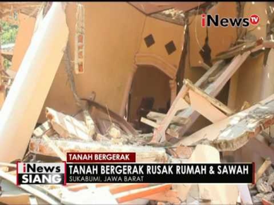 Tanah bergerak rusak rumah dan sawah - iNews Siang 02/08