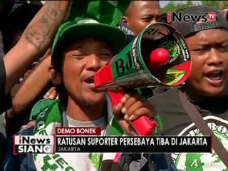 Video herunterladen: Demo Bonek, ratusan suporter Persebaya tiba di Jakarta - iNews Siang 02/08