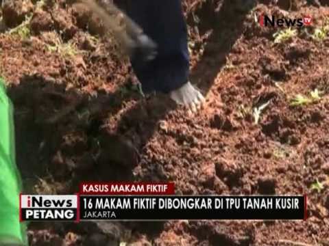 16 makam fiktif kembali ditemukan di TPU Tanah Kusir, Jaksel - iNews Petang 02/08