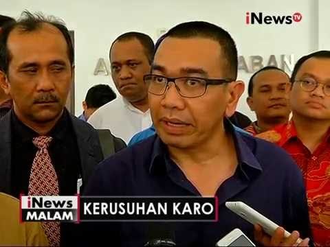 Kerusuhan Karo, warga desa Lingga laporkan tindakan anarkis Polisi ke Komnas Ham - iNews Malam 01/08