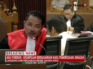 Sidang lanjutan Jessica, menghadirkan saksi ahli forensik 08 - iNews Breaking News 03/08
